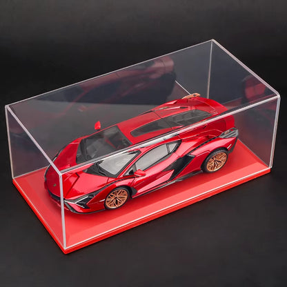 1:18 Lamborghini Car Model Lightning Sian FKP37 Supercar Car Model Alloy Vehicles Simulation Collectible Ornaments Gifts