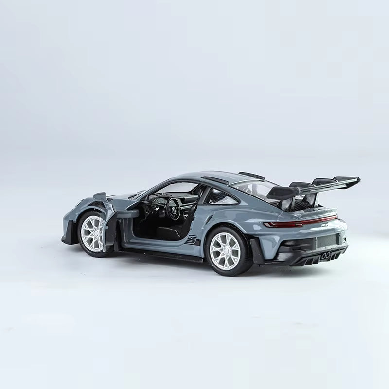 1:36 Porsche 911 GT3 RS Metal Sports Vehicles Supercar Fast Furious One Piece Car Toy Boy Diecast Auto Model Gift Hot Wheel Pull