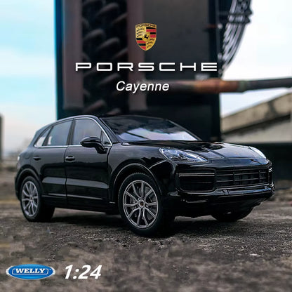 1:24 Porsche Cayenne Alloy Car Model Diecasts Metal Vehicles Car Model Simulation Collection Boys Toys for Childrens Gifts