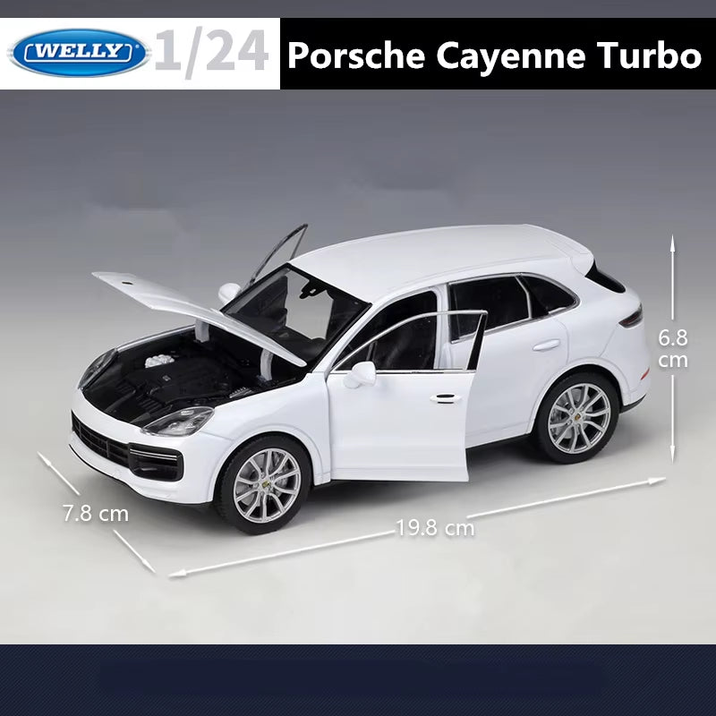 1:24 Porsche Cayenne Alloy Car Model Diecasts Metal Vehicles Car Model Simulation Collection Boys Toys for Childrens Gifts