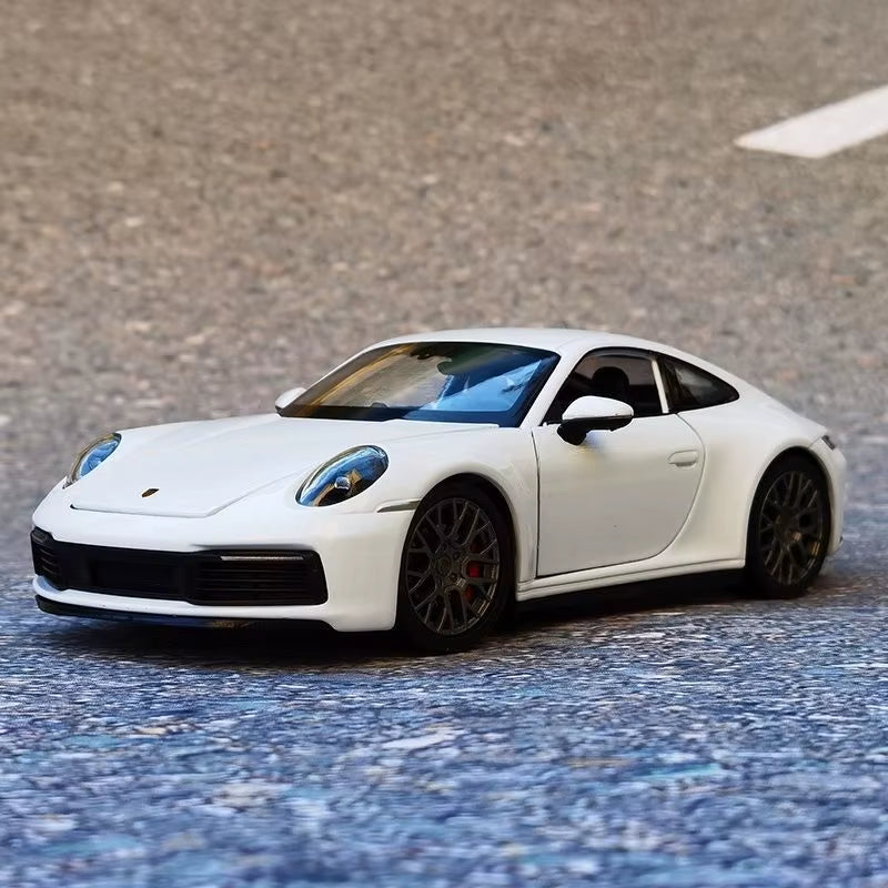 1:24 Porsche 911 Carrera 4S Coupe Alloy Sports Car Model Diecasts Metal Toy Vehicles Car Model Simulation Childrens Gifts