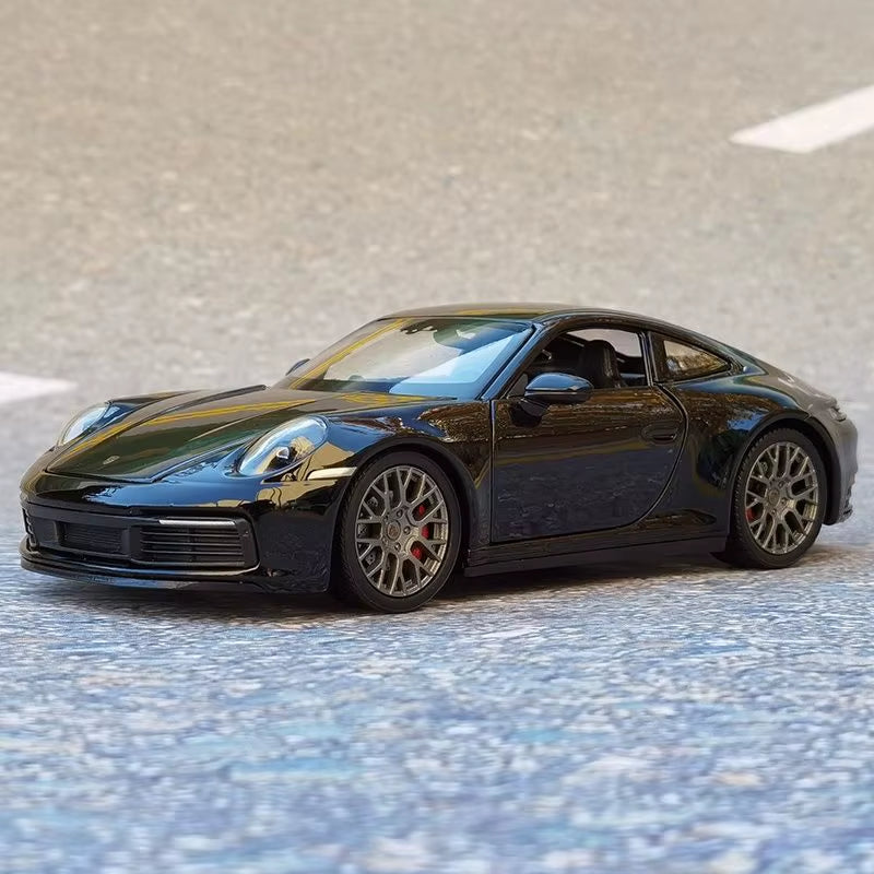 1:24 Porsche 911 Carrera 4S Coupe Alloy Sports Car Model Diecasts Metal Toy Vehicles Car Model Simulation Childrens Gifts