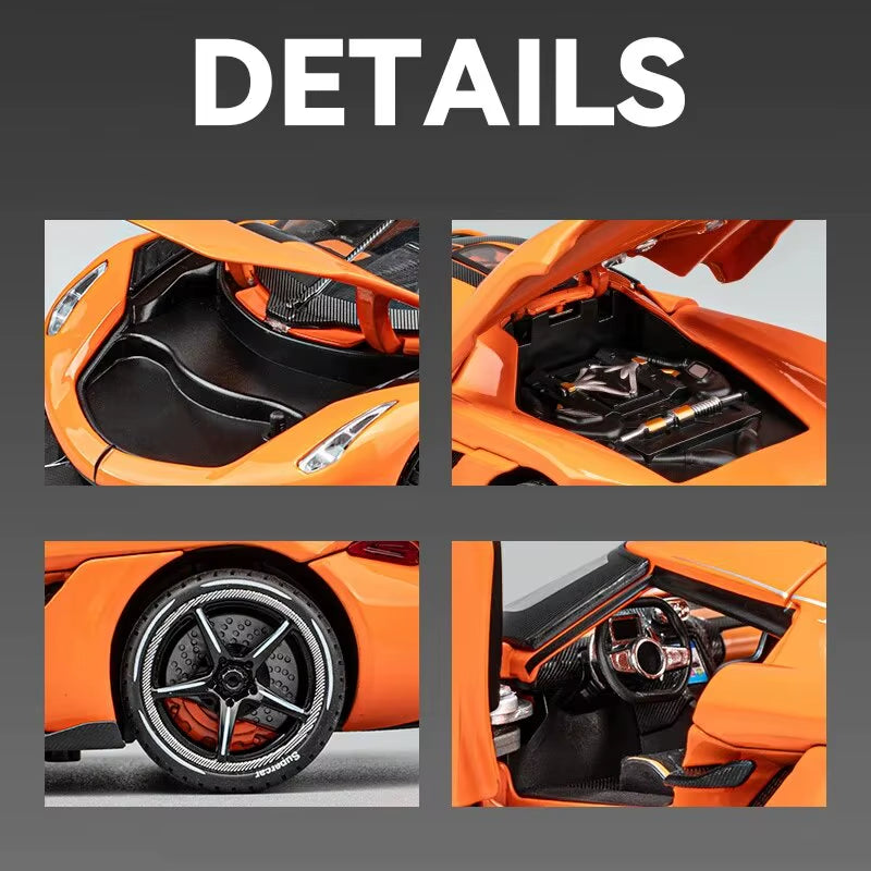 1:24 Scale Pagani Alloy Car Model, /Boyfriend/Birthday Gift, Supercar Model Fashion Accessories