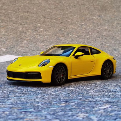 1:24 Porsche 911 Carrera 4S Coupe Alloy Sports Car Model Diecasts Metal Toy Vehicles Car Model Simulation Childrens Gifts