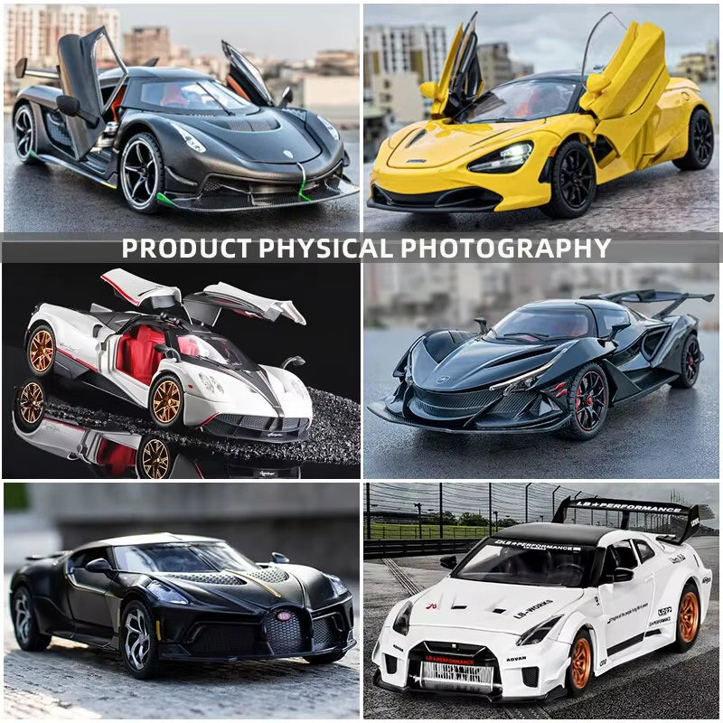 1:24 Scale Pagani Alloy Car Model, /Boyfriend/Birthday Gift, Supercar Model Fashion Accessories