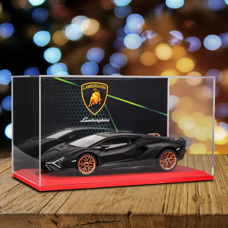 1:18 Lamborghini Car Model Lightning Sian FKP37 Supercar Car Model Alloy Vehicles Simulation Collectible Ornaments Gifts