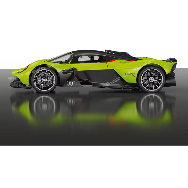 1: 18 Aston Martin Valkyrie Supercar Limited Edition Die Casting Car Model Collector'S Edition Car Model Decorative Gift Box