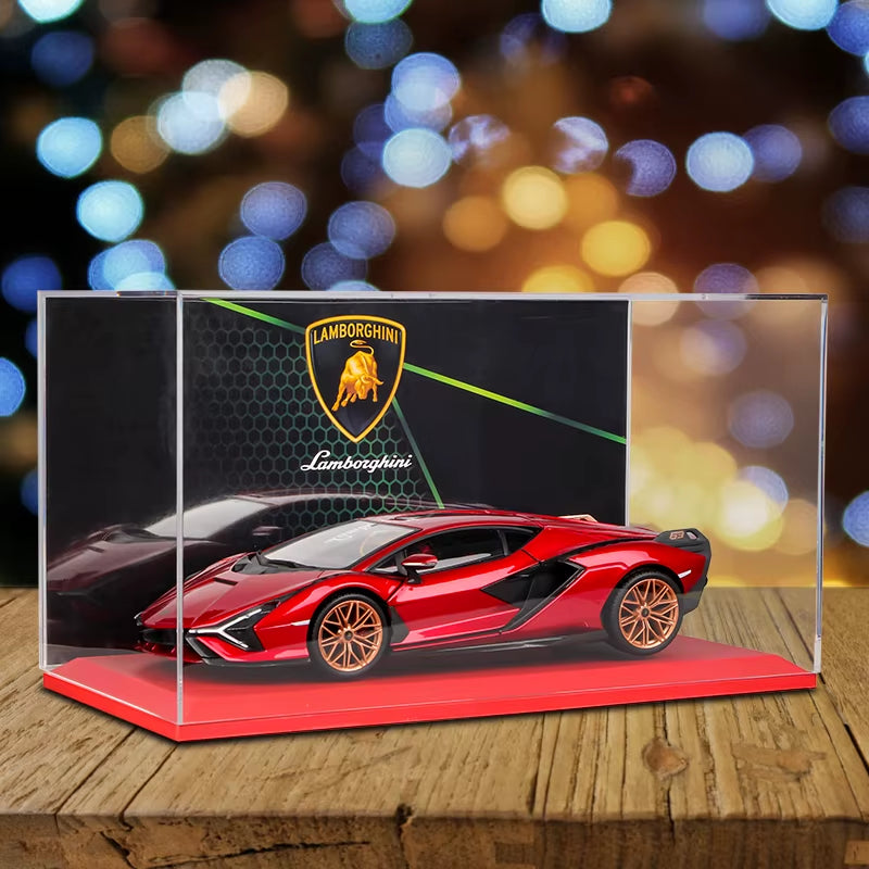 1:18 Lamborghini Car Model Lightning Sian FKP37 Supercar Car Model Alloy Vehicles Simulation Collectible Ornaments Gifts