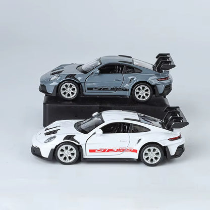 1:36 Porsche 911 GT3 RS Metal Sports Vehicles Supercar Fast Furious One Piece Car Toy Boy Diecast Auto Model Gift Hot Wheel Pull